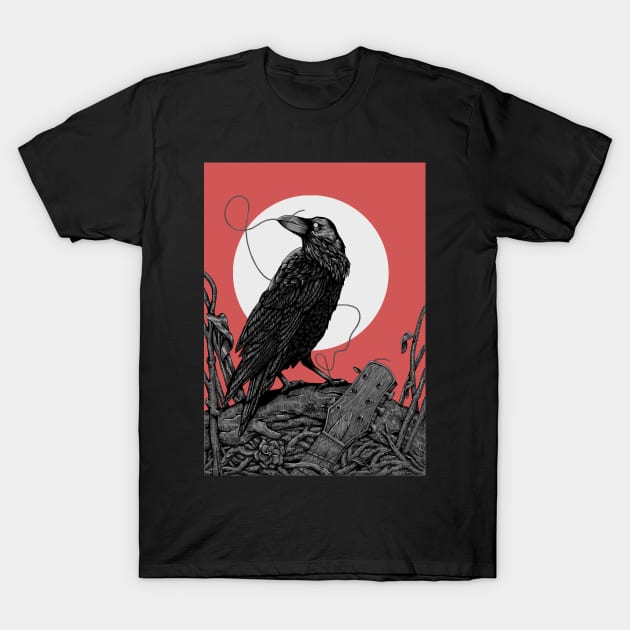 Raven T-Shirt by mhr24